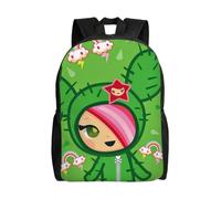 Sac d'école Tokidoki, sac à dos de dessin animé, sac tendance pour garçons, sac d'école pour étudiants, sac à dos de voyage-HXN380 Noir