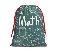 Sac décoratif avec cordon de serrage pour leçon de mathématiques