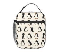 Sac Dejeuner Isotherme Manchot Anti-fuite Sac à Lunch Isolé Portable Lunch Box Isotherme pour Homme Travail Plage