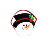 Sac d'emballage de bonbons, sacs cadeaux Noël, 5 design, parfaits for, des et bien plus encore(Snowman Black Model)