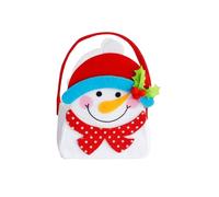 Sac d'emballage de bonbons, sacs cadeaux Noël, 5 design, parfaits for, des et bien plus encore(Snowman Red Model)