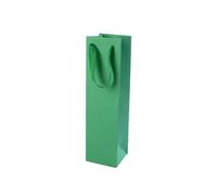 Sac d'emballage en papier kraft isotherme pour petite bouteille de vin rouge frais - Longue utilisation (vert)