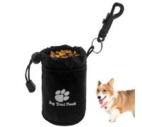 Sac d'entraînement à friandises pour chiens - Sacs à friandises - Distributeur de nourriture pour chiots - Accessoires en lin pour l'extérieur - Pour friandises, nourriture sèche et plus encore lors