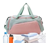 Sac d'entraînement - Duffle de gymnase pliable léger | Sac de sport imperméable avec compartiment à chaussures, poche humide, grande capacité de voyage, fitness, basket-ball, football, natation, entra