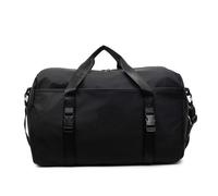 Sac d'entraînement multifonction avec section isolée pour chaussures - Construction pratique Oxford - Sangle de transport confortable - Résistant à l'eau - Avec compartiment à chaussures, Noir