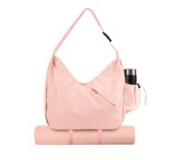 Sac d'entraînement portable, organisateur de voyage sportif léger, cordon de serrage avec poche humide, sac de transport de fitness respirant, bagage de plage avec style épuré, kit de camping pour hôp