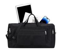 Sac d'entraînement, sac de sport de grande capacité, sac à main léger de fitness avec compartiment sec pour le quotidien et le yoga, Noir , Voir description, Voir description