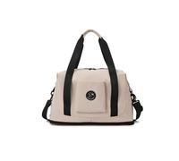 Sac d'entraînement, sac de voyage, fitness, gym, sport, grand pendant la nuit, avec séparation humide et sèche, pour voyage, fitness, voyage, sac de séparation humide et sec, beige, Mass Beauty