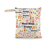 Sac d'épicerie France Symboles Cadeau Next Stop France Dragonne Sac d'épicerie France Voyage Pochette Cadeau France Amoureux Cadeau Europe Voyage, Next Stop France