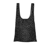 Sac d'épicerie pliable réutilisable et léger avec illustration abstraite, impression 3D, pour les courses, les voyages, la plage, respectueux de l'environnement, compact