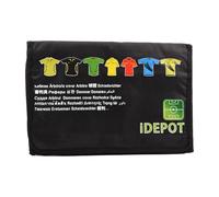 Sac d'équipement d'arbitre - sac à main de football compact avec compartiments pour drapeaux, cartes, sifflets, bloc-notes, finition de haute qualité, facile à transporter Parfait pour les jeux, les s