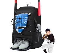 Sac d'équipement de baseball - 53,3 x 35,6 x 22,9 cm, organiseur léger pour | Raquette de softball, sac de transport robuste pour équipement de sport, convient pour casques, gants de bateau, casquettes
