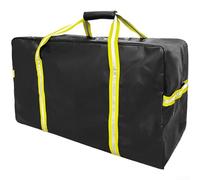 Sac d'équipement de hockey sur glace de 78 cm de long avec coutures renforcées en tissu PVC robuste et structure ventilée pour un entretien constant du matériel (jaune)