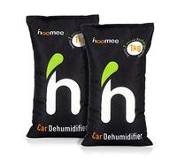 Sac Déshumidificateur HOOMEE en Gel de Silice pour Voiture + Tapis pour Tableau de bord Antidérapant, Anti-Brume Anti Humidité, Absorbe Odeurs, Condensation, Moisissures 2 sacs x 1kg