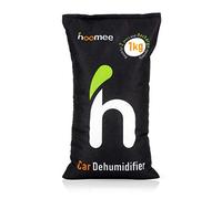 Sac Déshumidificateur HOOMEE en Gel de Silice pour Voiture + Tapis pour Tableau de Bord Antidérapant, Anti-Brume, Anti Humidité, Absorbe Odeurs, Condensation, Moisissures 1 Sac x 1kg