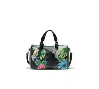 Sac - DESIGUAL - Lilac Ginebra - Kaki fleurs & oiseaux - Sequins et clous - Bandoulière amovible