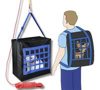 Sac d'évacuation d'urgence pour animaux de compagnie - Petit jusqu'à 22,7 kg - Dispositif de survie incendie pour animaux de compagnie - Sac de sauvetage pour animaux de compagnie