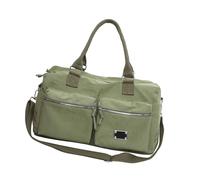 Sac d'exercice compact résistant à l'eau avec bandoulière ergonomique, intérieur spacieux pour équipement de sport et sac de voyage de courte durée avec plusieurs compartiments, Vert, Taille unique