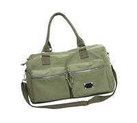 Sac d'exercice compact résistant à l'eau avec bandoulière ergonomique, intérieur spacieux pour équipement de sport et sac de voyage de courte durée avec plusieurs compartiments, Vert, Taille unique