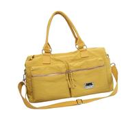 Sac d'exercice compact résistant à l'eau avec bandoulière ergonomique, intérieur spacieux pour les équipements de sport et les voyages courts, sac de rangement organisé pour équipement d'entraînement