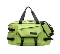 Sac d'exercices multi-usages avec grande capacité humide et sec Unisexe Gym Carryall pour stockage de prisonniers de sport Oxford Sac de gymnastique Sangle réglable Pack de voyage, vert, Mass Beauty