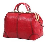 Sac diligence Katana cuir de Vachette collet K 1152 - Rouge Rouge G