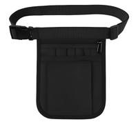 Sac D'infirmière Ceinture, Organiseur de Poche Infirmier Multifonction, avec Ceinture Ajustable, Sac Pratique pour Soignants et Personnel de Vente, pour Le Travail, Service et Vie Quotidienne (Noir)