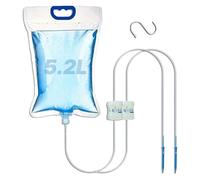 Sac d'irrigation d'arbres 5,2 L, sac d'irrigation à goutte de jardin, transparent pour arbres de jardin, parterres de fleurs de vacances, balcon à effet de serre surélevées