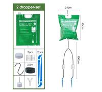 Sac d'irrigation goutte-à-goutte pour plantes suspendues,6500ML,avec sorties d'eau par heure,dispositif d'arrosage automatique à débit réglable - Type B-650ML-2 Dropper