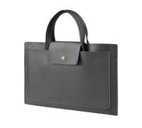 Sac d'ordinateur convertible en cuir PU avec plusieurs poches pour ordinateur portable réglable pour le travail professionnel, 33 à 35,6 cm, Green