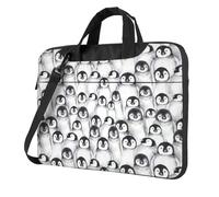 Sac d'ordinateur portable avec imprimé pingouins mignons et pratiques - Style unique, Noir , 13 inch