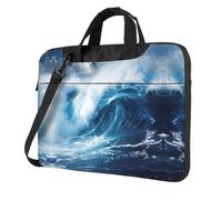 Sac d'ordinateur portable, porte-documents pour femme, sac d'ordinateur, sac à bandoulière, pour bureau, voyage, affaires, noir, 13 inch