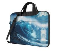 Sac d'ordinateur portable, porte-documents pour femme, sac d'ordinateur, sac à bandoulière, pour bureau, voyage, affaires, noir, 13 inch