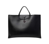 Sac d'ordinateur pratique en polyuréthane pour ordinateur portable, sac de transport pour PC, sac fourre-tout grande capacité, mallette pour ordinateur portable pour homme et femme, Noir