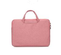 Sac d'ordinateur unisexe, sac à main léger, sac de bureau design multicouche, adapté pour ranger des dossiers de travail et des matériaux d'étude, rose, s