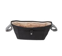 Sac d'organisation de Poussette, Sac de Poussette ordonné, Grande capacité, 2 Sangles Robustes pour les Courts Voyages (BLACK)