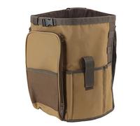 Sac d'organisation de Seau de Forme Ronde, Grande capacité, poignée Portable, Sac à Outils de Seau d'extérieur Kaki pour Le Jardin