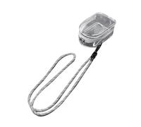 Sac d'organisation transparent multi-usage pour accessoires cosmétiques mains portables design public voyage essentiel sac d'organisation à bandoulière, Noir et blanc, Taille unique