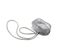 Sac d'organisation transparent multi-usage pour accessoires cosmétiques mains portables design public voyage essentiel sac d'organisation à bandoulière, Tresse à tresser, Taille unique