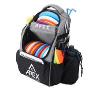 Sac dos de golf disque Apex Outdoors, grand format, pouvant contenir plus de 21 disques, durable et l ger, avec plusieurs poches de rangement.