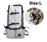 Sac dos de transport pour chiens de petite et moyenne taille rglable et entirement ventil orient vers lavant Label