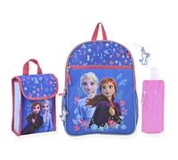 Sac dos Disney Frozen Girls pour Little Kids | 6 pices Set Girls Water Bottle Keychains Snack Tote et Knapsack for School