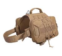 Sac Dos pour Chien Hound Sac Dos de Selle pour Le Voyage, Le Camping et la randonne pour Chiens de Marrone#M Mu PANIER DE TRANSPORT