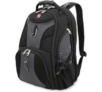 Sac dos SwissGear 1900 Scansmart TSA pour ordinateur portable 17 pouces, gris/noir