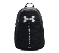 Sac dos Under Armour Hustle Sport pour adulte, noir (001) argent, taille unique