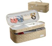 Sac D'outils Pour Cheveux Sac De Coiffure De Voyage Sac De Séchoir À Cheveux Sac À Fer À Friser Double Couche Organisateur Pour Outils De Styling Sac Pour La