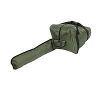 Sac d'Oxford résistant à l'usure, sac à outils de conception à glissière longue, sac de transport pour bûcheron protéger la tronçonneuse(ArmyGreen, 22 inches)