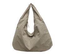 Sac drapé couleur unie couleur | BASSE MIVENGGER CASICA POUR FEMMES - Fourre-tout BAM de grande capacité pour femmes, sac à bandoulière drapé texturé en nylon, fourre-tout pour le collège m, kaki