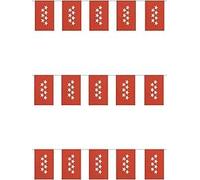 Sac drapeau en plastique, 50 mètres de longueur, chaque drapeau 20 x 30 cm, disponible double face et une face (Communauté de Madrid)