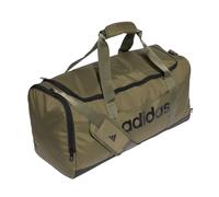 adidas Unisex Essentials Linear Duffel Bag, Olive strata/Black, M